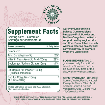 Feminine Balance Gummies